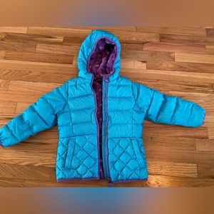 Toddler girls snow coat puffer jacket
